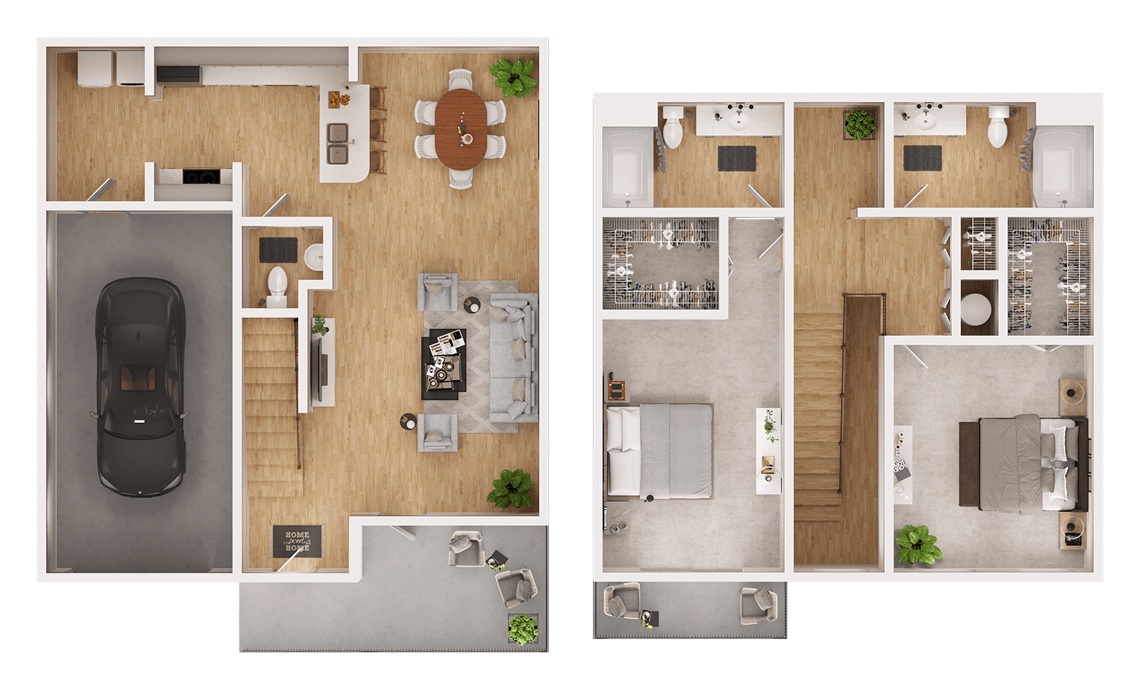 Rockefeller Townhome The Estates At Park Avenue Apartments